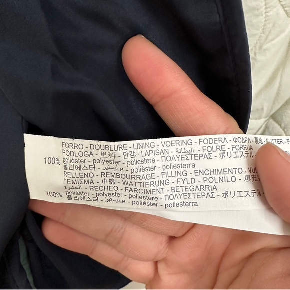 ZARA Kids Soft Quilted Lightwear Girls Letterman Jacket Green Sz 8-9 - Picture 3 of 4